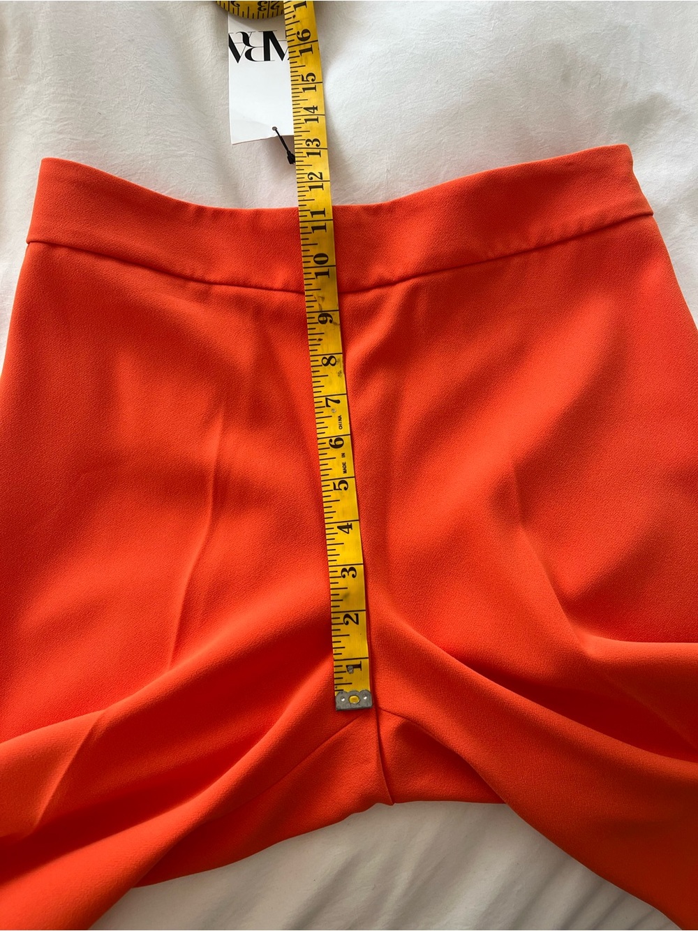 NWT Zara Orange Belted Tuxedo Blazer & Trouser Suit Set Size M - Picture 9 of 13